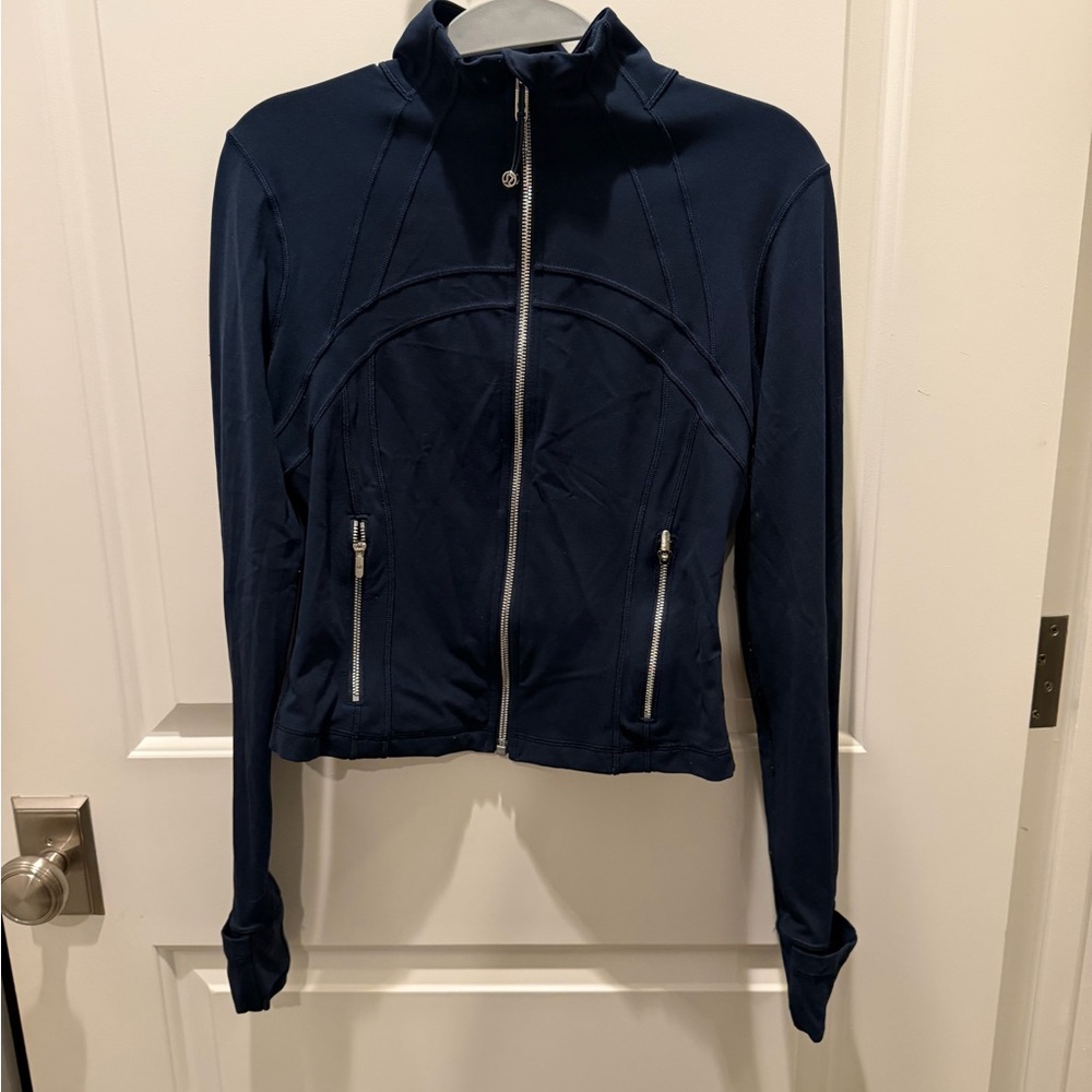 lululemon navy cropped define jacket
